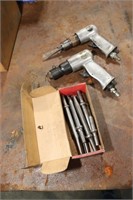 2 Air Chisels And Bits