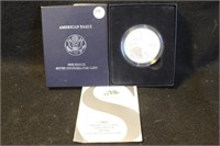 2007 1oz .999 Pure Silver American Eagle COA