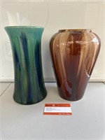 2 x Mid Century Vases H270