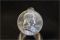 1952-D Uncirculated Franklin Silver Half Dollar