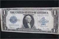 1923 $1 Silver Certificate Large Note