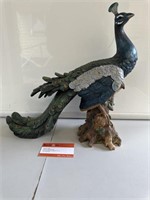 Composite Peacock Statue H375