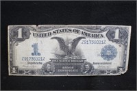 1899 $1 Silver Certificate *Black Eagle Large Note