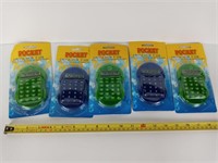 5 Pocket Calculators