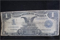 1899 $1 Silver Certificate *Black Eagle Large Note