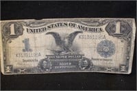 1899 $1 Silver Certificate *Black Eagle Large Note