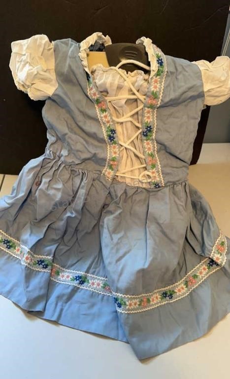 DIRNDL DRESS Girls 5 German Swiss Folk Costume