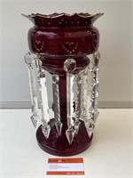 Early Red Glass Vase H360