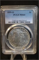 1899-O Certified Morgan Silver Dollar