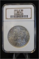 1901-O Certified Morgan Silver Dollar