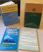 AA 12 Steps ALCOHOLICS ANONYMOUS Books