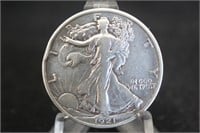 1921-P Walking Liberty Silver Half Dollar