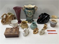 Selection Early Pottery Vases / Jugs etc