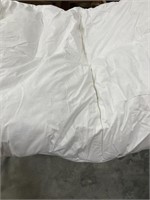 Down feather mattress, topper full-size