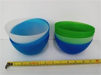 8 Heavy Plastic Cereal Bowls