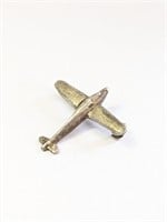 Vintage .925 Silver Airplane Pin