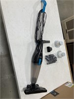 Black and teal blue vacuum cleaner small for