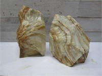 MINERAL BOOK ENDS