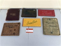 Selection of early cigarette cards and albums