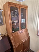 Vintage Writers Desk / Display Cabinet 900x2100