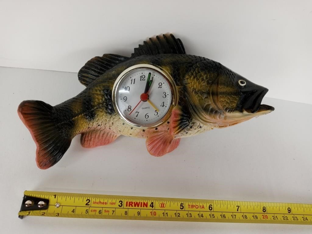 Resin Fish Clock
