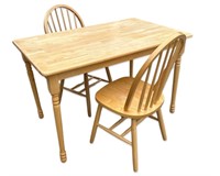Dining Table w/ (2) Chairs