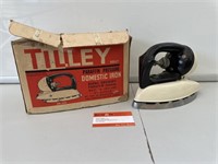 Boxed TILLEY Parrafin Iron. Box W270