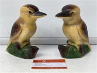 Set Vintage Plaster Kookaburras H160