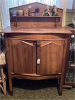 Early Timber Kitchen Cupboard / Sideboard