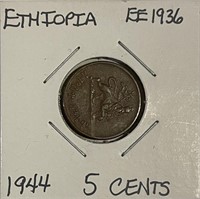 Ethiopia 1944 5 Cents