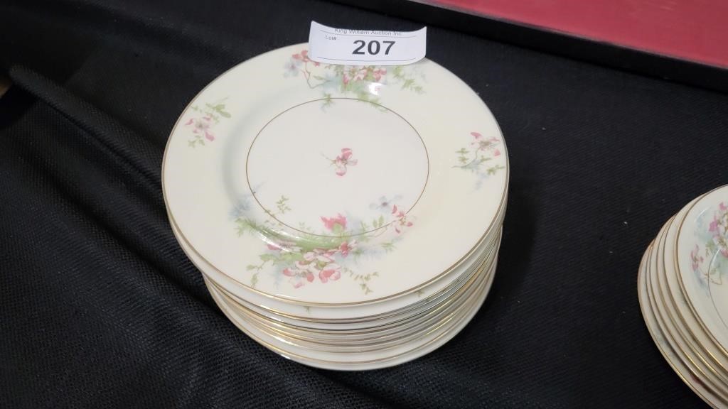 Haviland Apple Blossom Antique China Plates