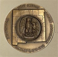 Offical New Mexico Bronze Medallion 4 Oz.