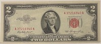 1953 $2 RED Seal US Note