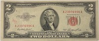 1953 $2 RED Seal US Note