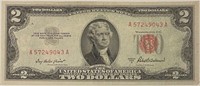 1953A $2 RED Seal US Note