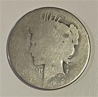 US Silver 1935 PEACE Dollar mint unknown