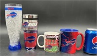 Buffalo Bills NFL Mugs, Metal Thermos & Beer Mug