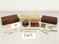 Razor, Magnifiers, Jewelry Boxes, Grooming Tools