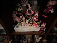 LOT OF VARIOUS MICKEY AND MINNIE STUFFED