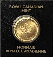 Canada Royal Mint 1 gram Pure GOLD Bar