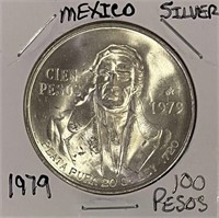 Mexico 1979 Silver 100 Pesos