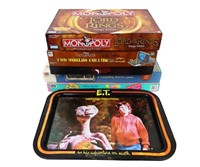 GAMES AND E.T. TRAY
