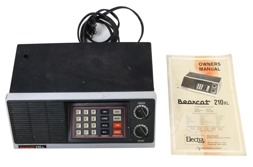 BEARCAT 210XL SIX BAND SCANNING RECEIVER