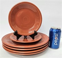 6 Fiestaware Plates Paprika *Retired