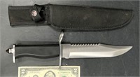 Alabama Slammer Fixed Blade Knife w Sheath