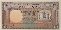 Vietnam 1966 100 Dong Banknote UNC