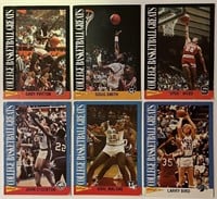 Six 1992 Kellogs Basketball Cards