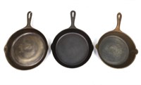 WAGNER AND MORE CAST IRON SKILLETS