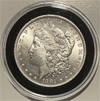 US 1881O Silver Morgan $1 UNC