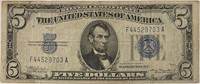1934A $5 Silver Certificate